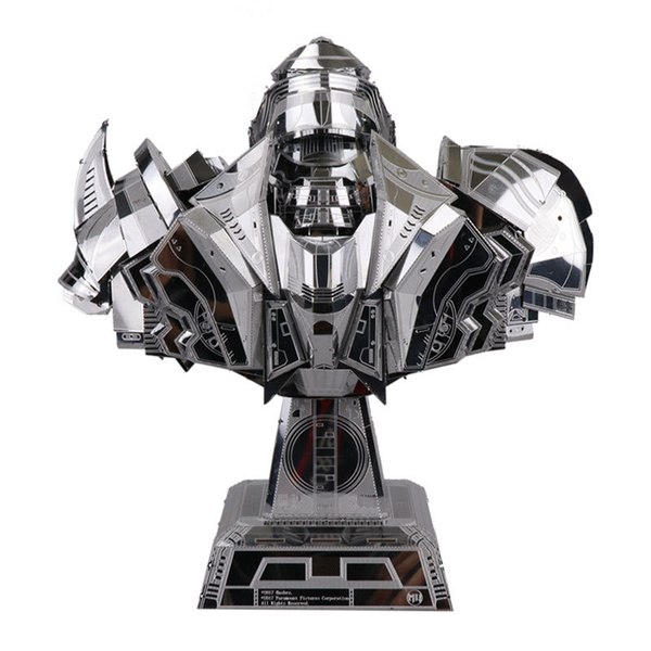 Mu Transformers The Last Knight   3D Metal Assembly Model Megatron Bust Revealed  (5 of 10)